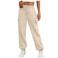 Women's Sweatpants Fleece Lined Baggy Athletic Jogger Trousers