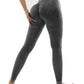 Women's Hollow Wide Band Waist Sports Leggings