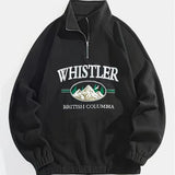 Men's Casual Fashion Plus Size Embroidered Sweater