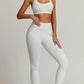 Women's Yoga Workout Set  Supportive Sports Bra  High-Waist Leggings