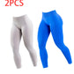 2pack Solid-color Yoga Exercise Leggings