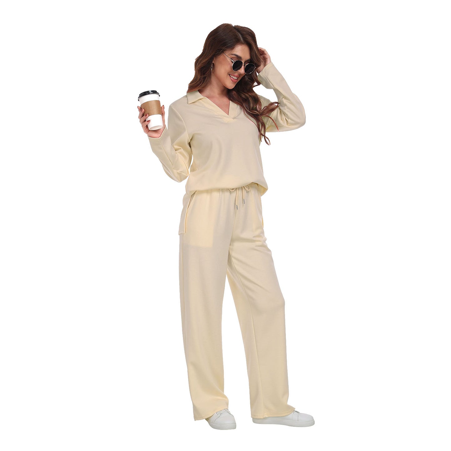 RONGTAI 2 Piece Outfits Sweatsuit For Women Casual