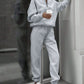 Long-sleeved Sports Sweatshirt Suit Fashion Stand-up Collar Zip-up Top And Elastic Band Trousers With Pocket Srping Fall Clothing For Women