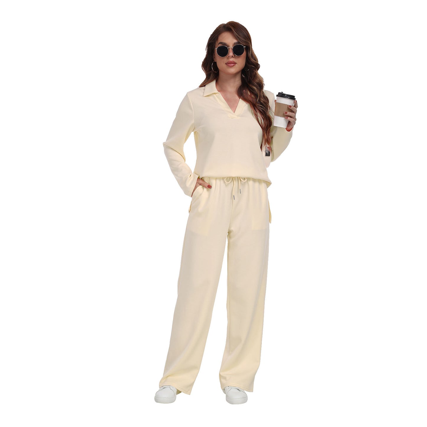 RONGTAI 2 Piece Outfits Sweatsuit For Women Casual