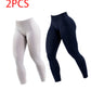 2pack Solid-color Yoga Exercise Leggings