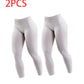 2pack Solid-color Yoga Exercise Leggings